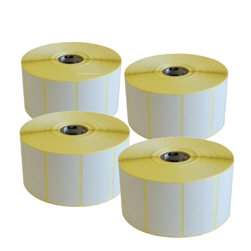 Zebra Cajas de 4 uds  Rollos Etiquetas 2000T 127mm