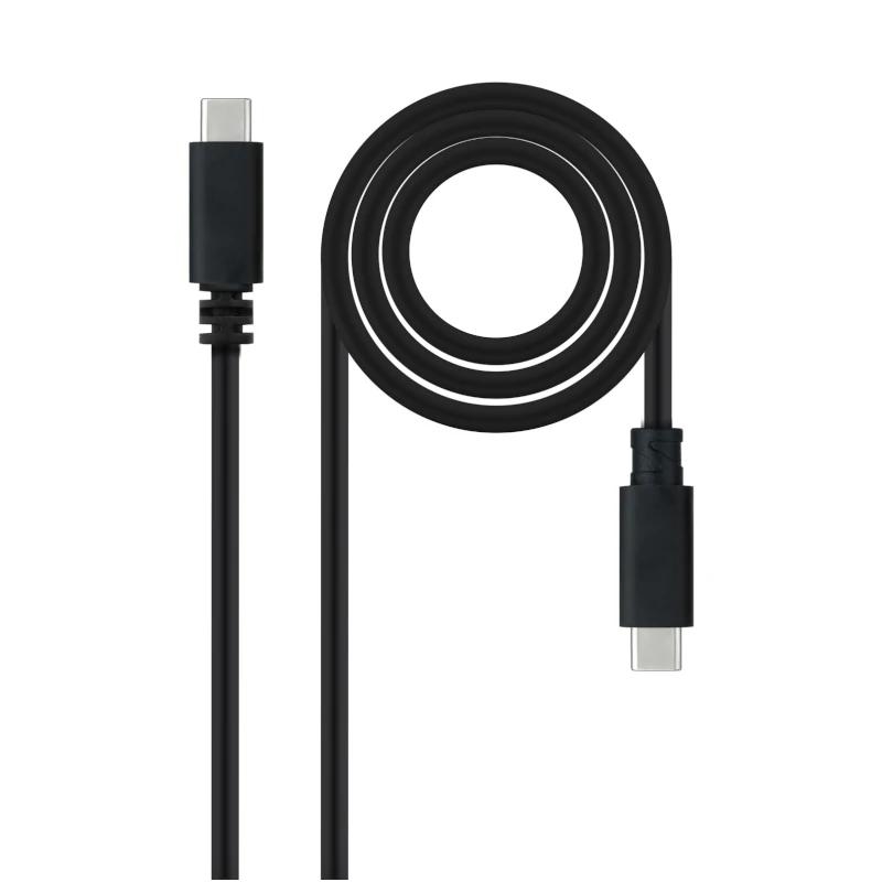 Nanocable Cable USB2.0 3A USB-C/M-USB-C/M 1.5 M