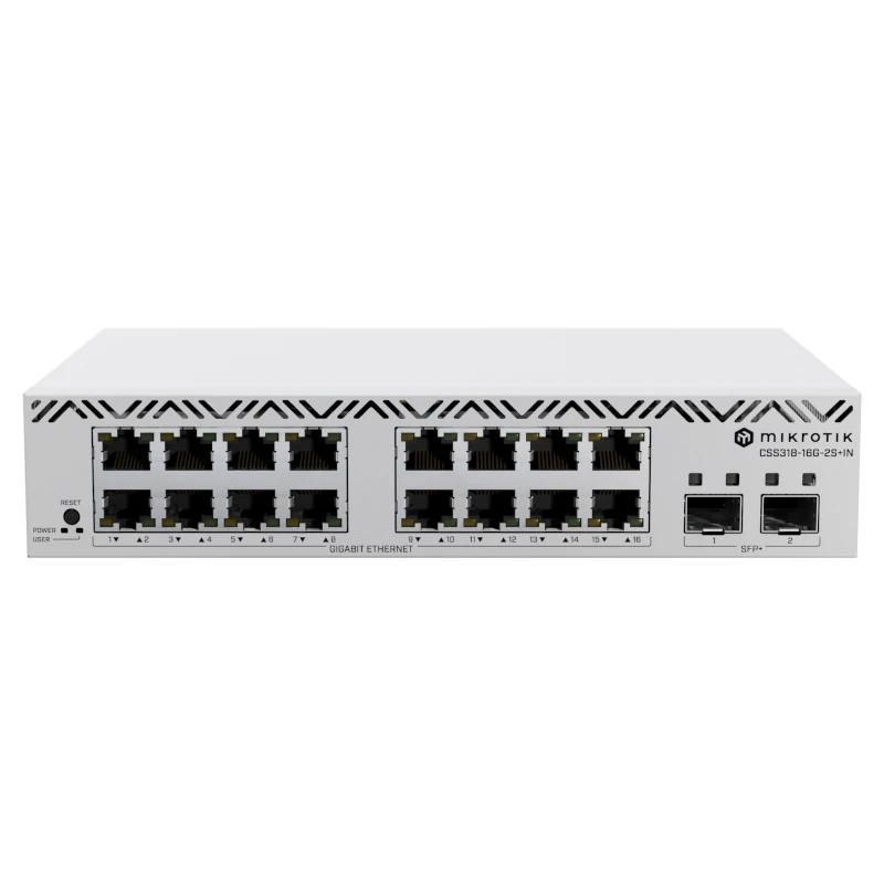 MikroTik CSS318-16G-2S+IN Switch 16xGbE 2xSFP+