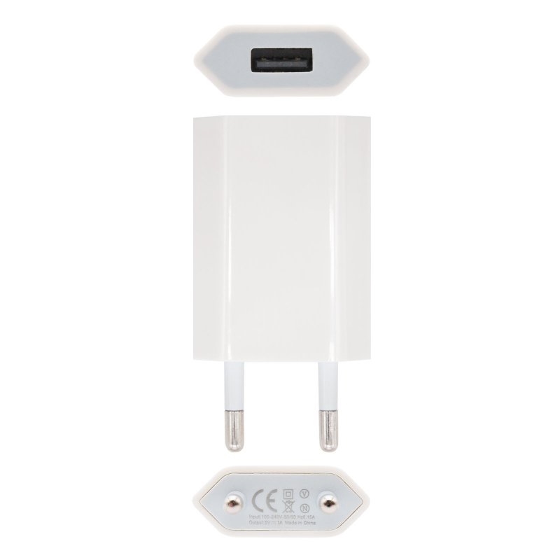Nanocable Mini Cargador USB  Ipod /Iphone 5V-1A Bl